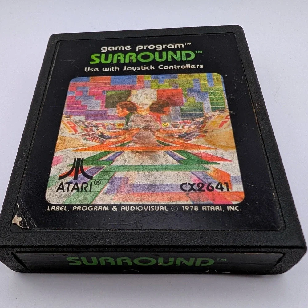 Atari 2600 Game Cartridge Lot of 4 Combat Surround ET Astroblast CX2601 CX2641